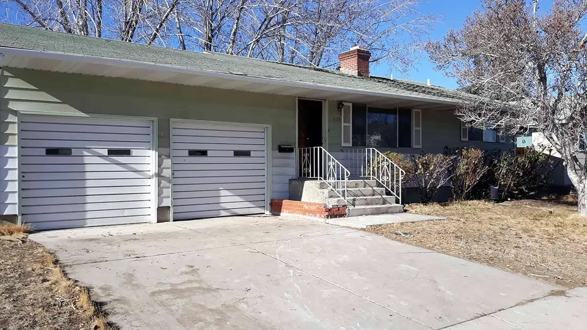 Reno house before renovation