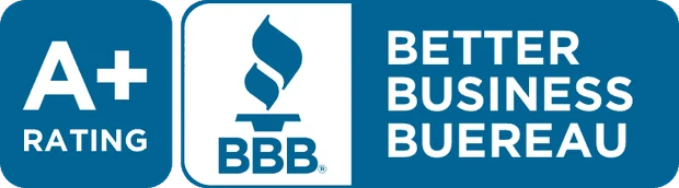 Better Business Bureau A plus rating