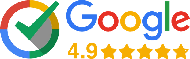 Google rating 4.9 stars